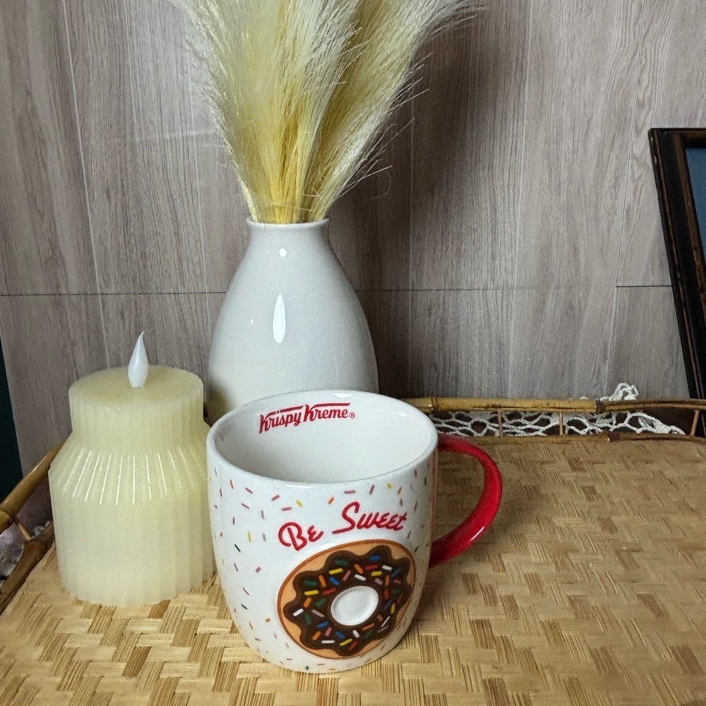 Kristy Kreme Be Sweet Donut Mug - White and Red